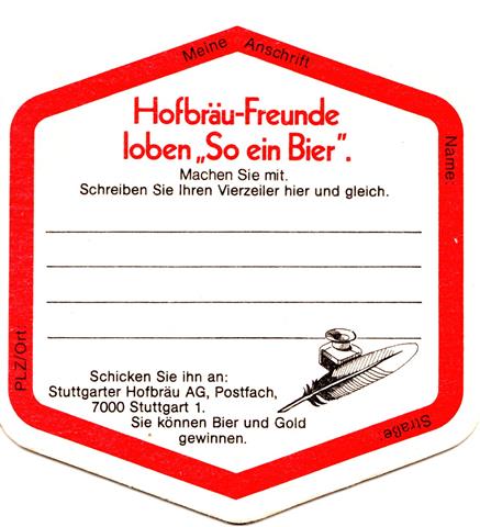 stuttgart s-bw hof freunde 8b (6eck210-postfach-scwarzrot)